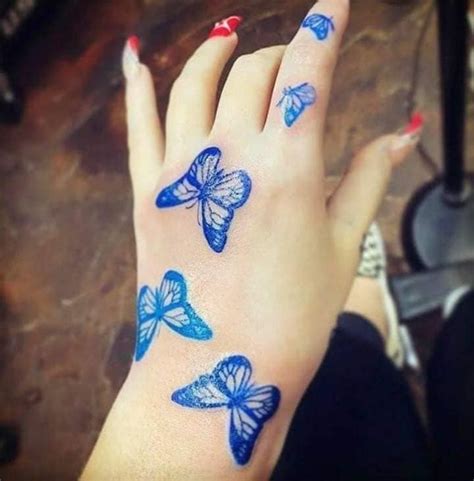 tatuajes en la mano de mariposa|imagenes tatuajes mariposas.